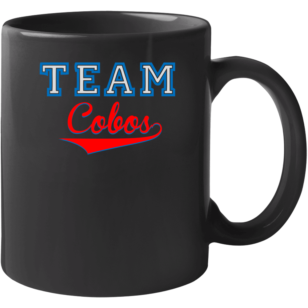 Team Cobos Custom Graphic Sports Last Name Family Reunion Mug
