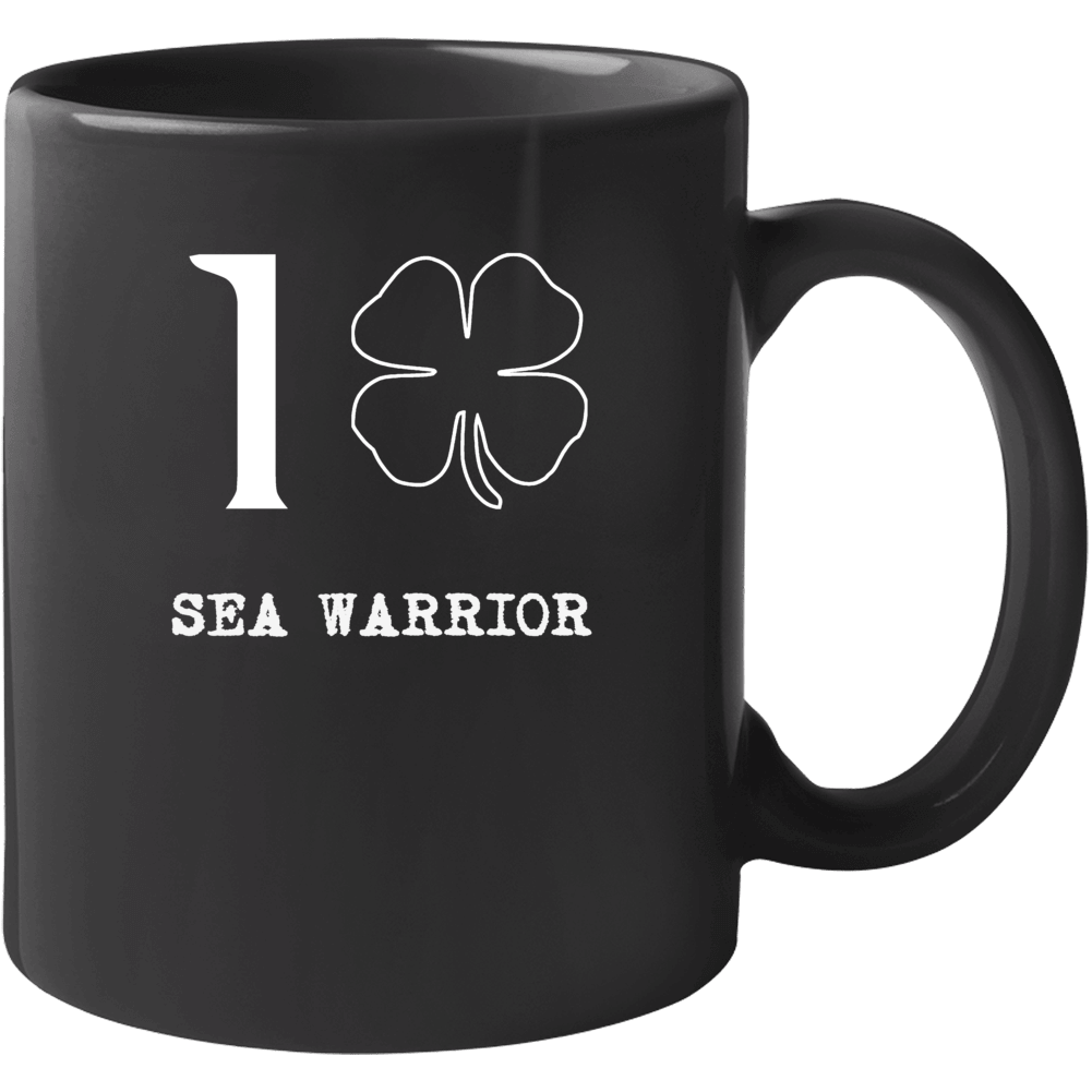 I Love Clover Sea Warrior Irish St Patricks Day Mug