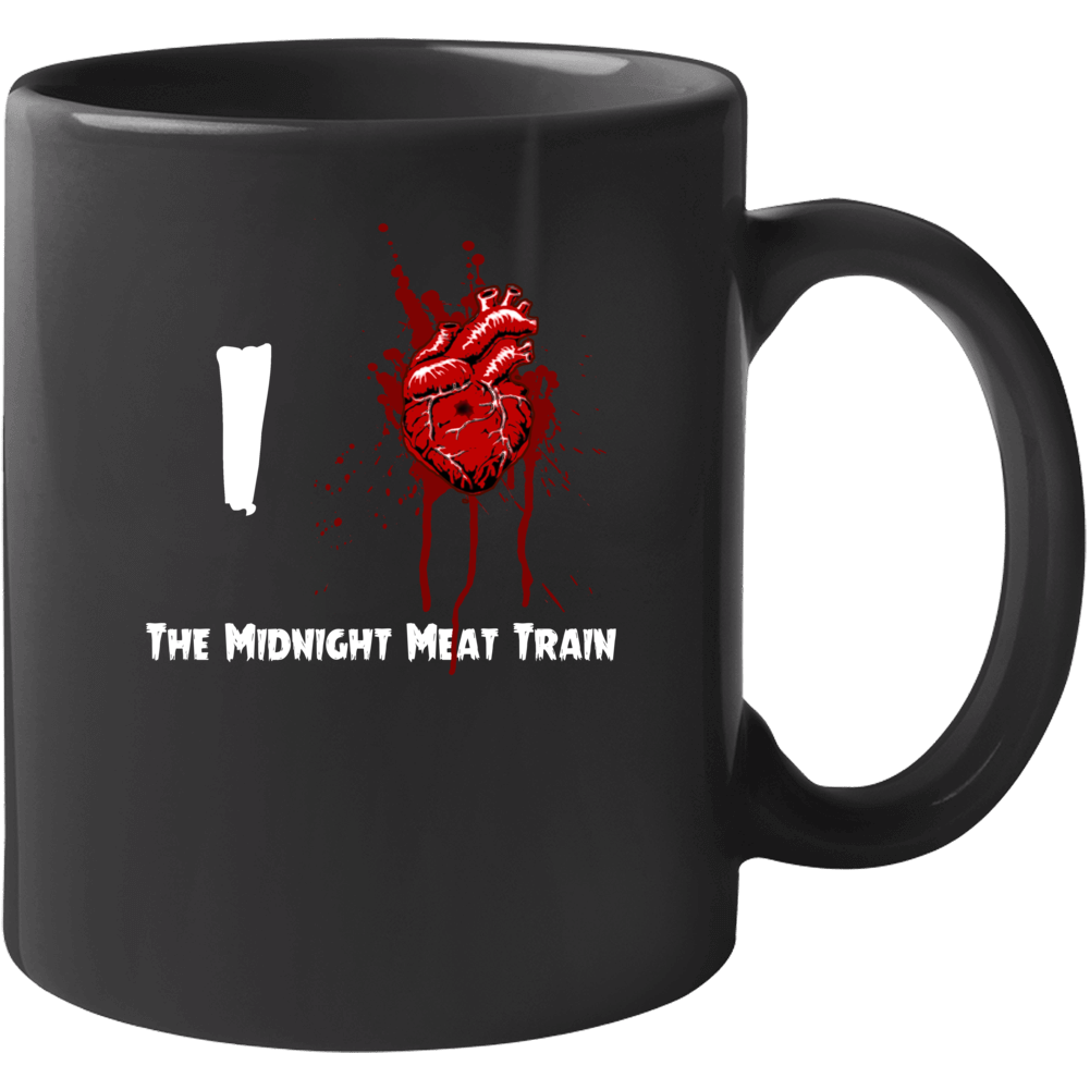 I Heart Love The Midnight Meat Train Bloody Horror Movie Mug