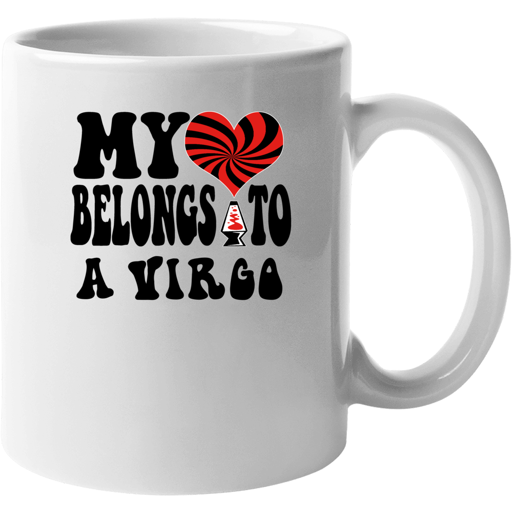 My Heart Belongs To A Virgo Astrology Horoscope Mug My Heart Belongs To A Virgo Astrology Horoscope Mug