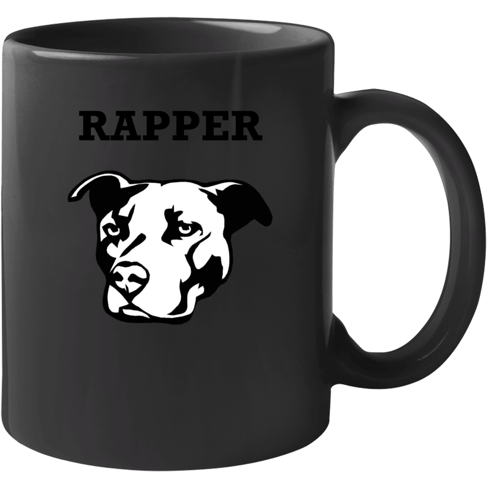 Rapper Pitbull Big Head Pet Best Friend Lover Mug Rapper Pitbull Big Head Pet Best Friend Lover Mug