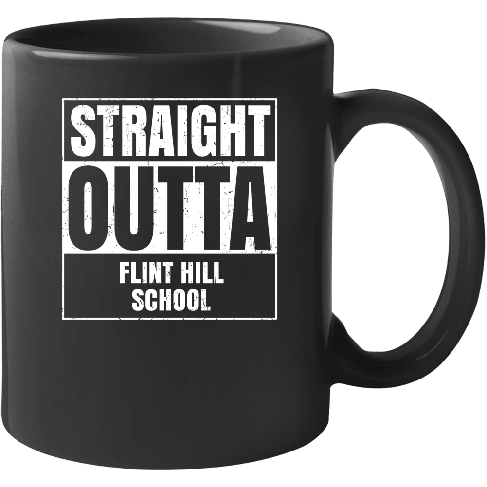 Straight Outta Flint Hill School Funny Compton Parody Mug Straight Outta Flint Hill School Funny Compton Parody Mug