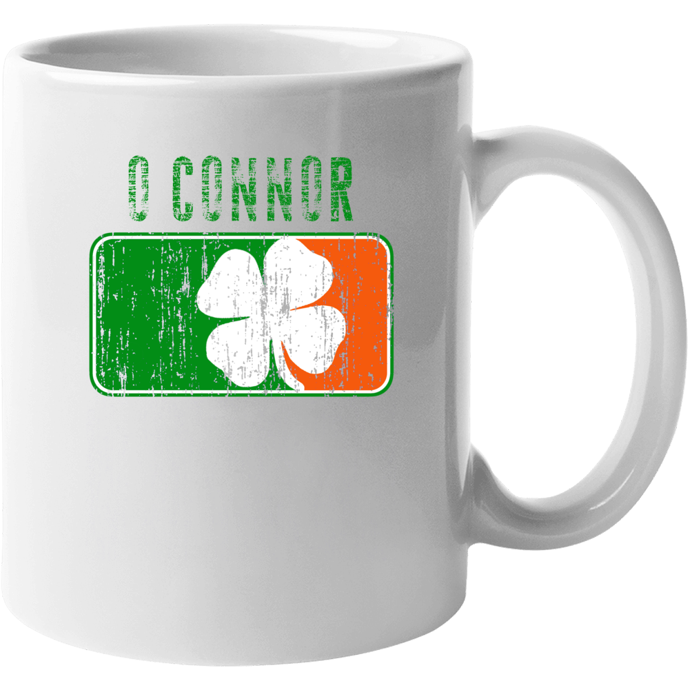 O Connor Distressed St Patricks Day Last Name Mug O Connor Distressed St Patricks Day Last Name Mug