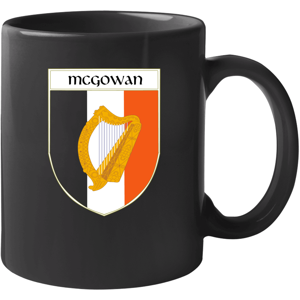 Mcgowan Irish Surname Ireland Crest Pride Mug Mcgowan Irish Surname Ireland Crest Pride Mug