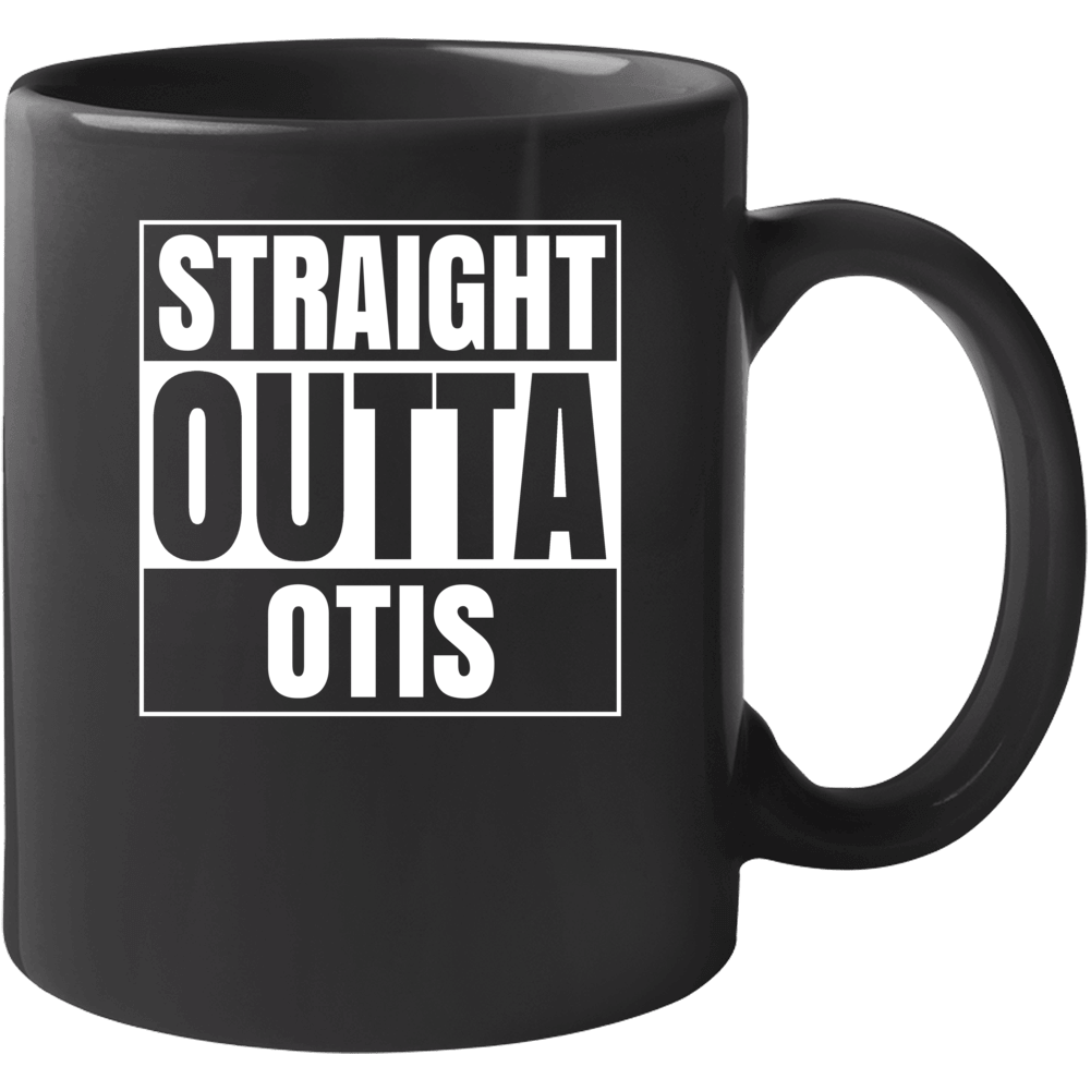 Straight Outta Otis Massachusetts City Parody Mug