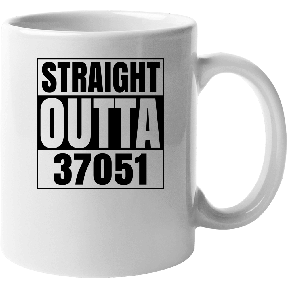 Straight Outta 37051 Cumberland Furnace Tennessee Compton Parody Mug Straight Outta 37051 Cumberland Furnace Tennessee Compton Parody Mug