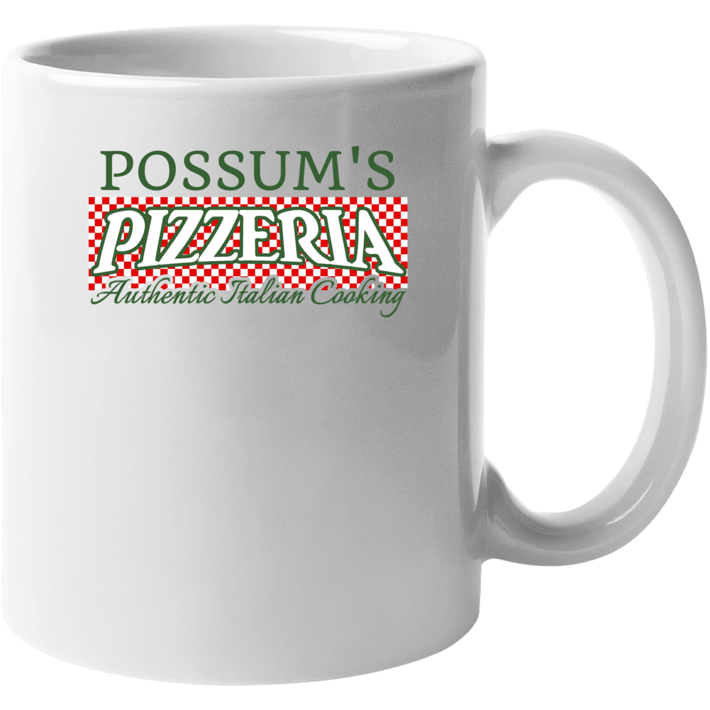Possum's Pizzeria Personalized Name Italian Theme Mug Possum's Pizzeria Personalized Name Italian Theme Mug