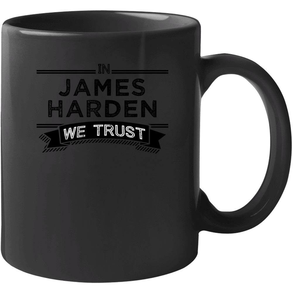 In James Harden We Trust Houston Basketball Players Cool Sports Fan Mu
