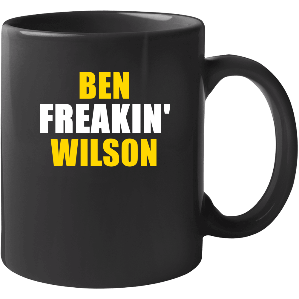 Ben Wilson Freakin Football Los Angeles Sports California Mug