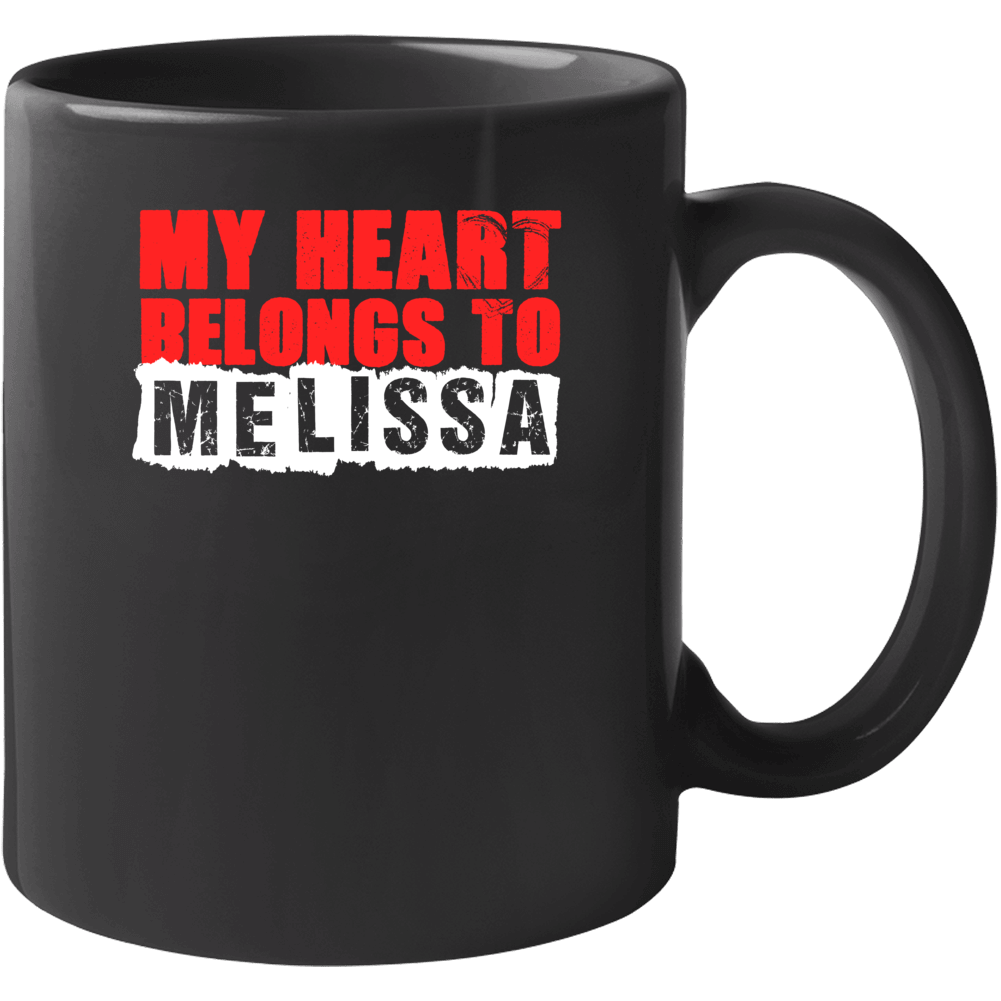 Melissa Heart Belongs To Boyfriend Girlfriend Husband Wife Custom Name Melissa Heart Belongs To Boyfriend Girlfriend Husband Wife Custom Name