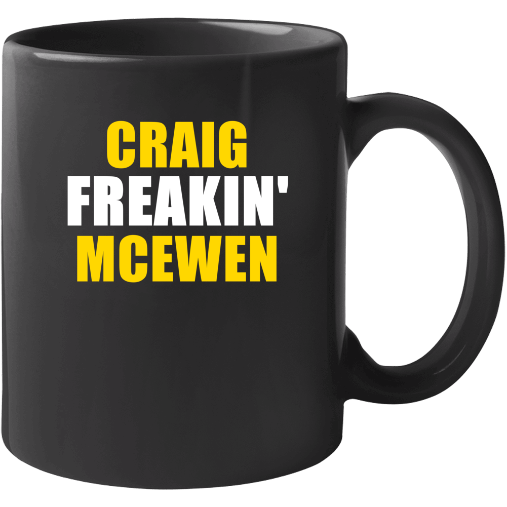 Craig Mcewen Freakin Football San Diego Sports California Mug