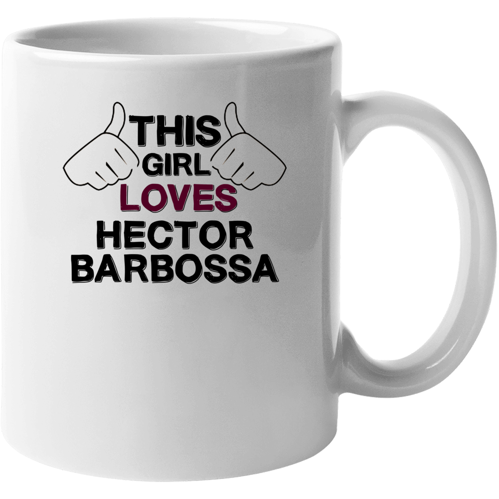 Hector Barbossa This Girl Loves Pirate Fan Mug