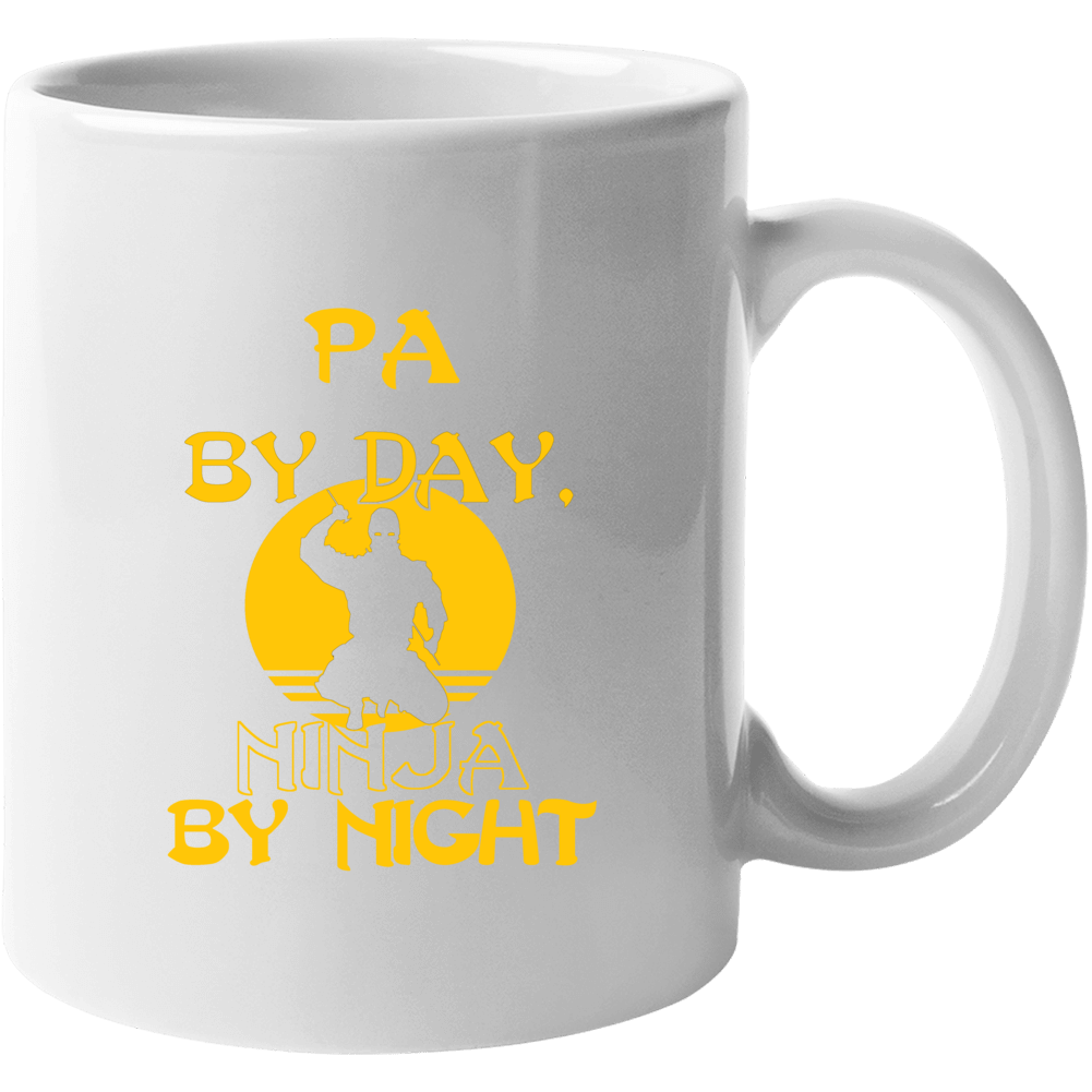 Pa By Day Ninja By Night Father's Day Gift Mug Pa By Day Ninja By Night Father's Day Gift Mug