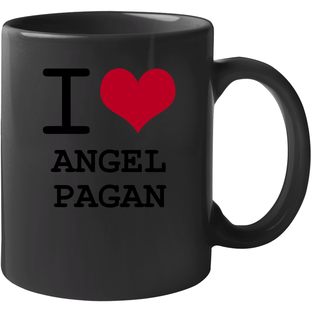 Angel Pagan California I Love Heart Basketball Hockey Baseball Footbal Angel Pagan California I Love Heart Basketball Hockey Baseball Footbal