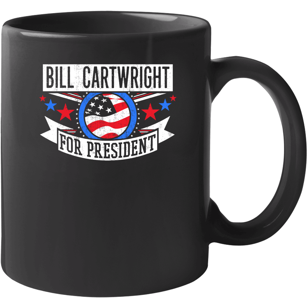 Bill Cartwright For President Chicago Funny Sports Mug