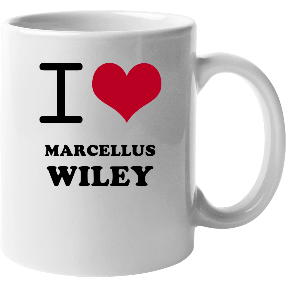 Marcellus Wiley Buffalo New York Football Sports I Heart Love Mug