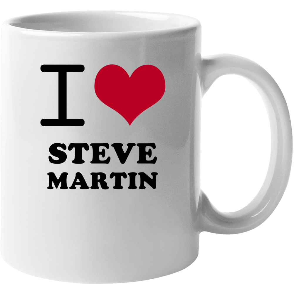 Steve Martin New York Buffalo Sports Football I Heart Love Mug