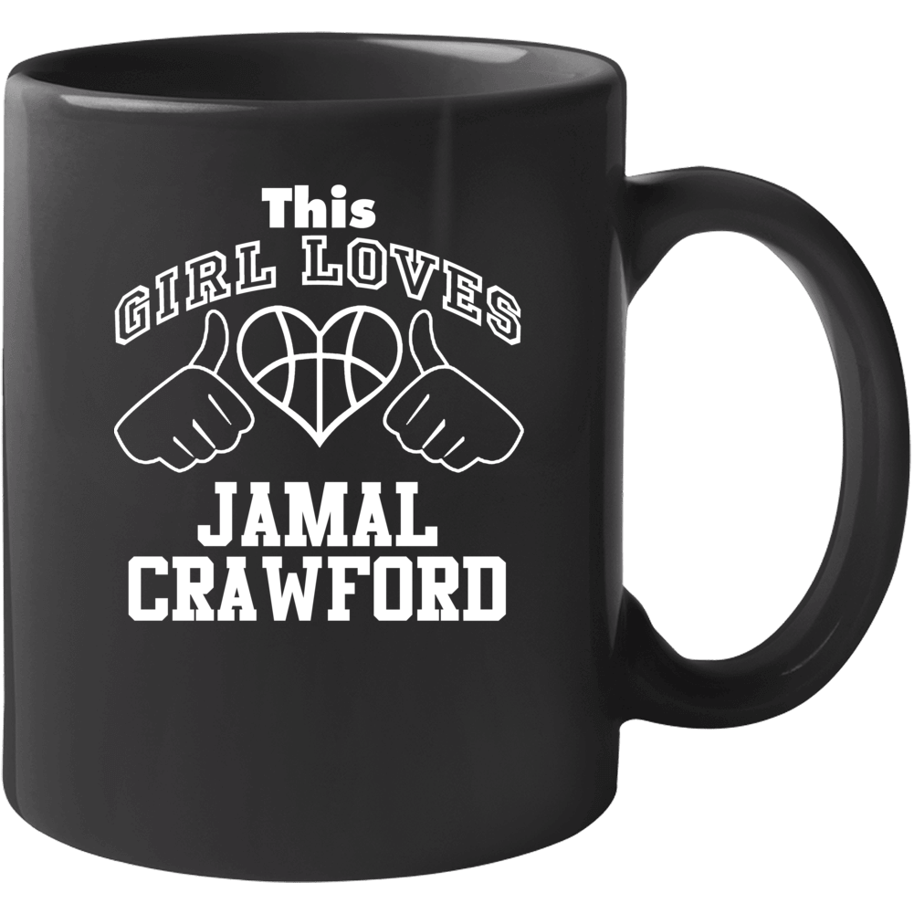 Jamal Crawford This Girl Loves Heart Atlanta Basketball Mug