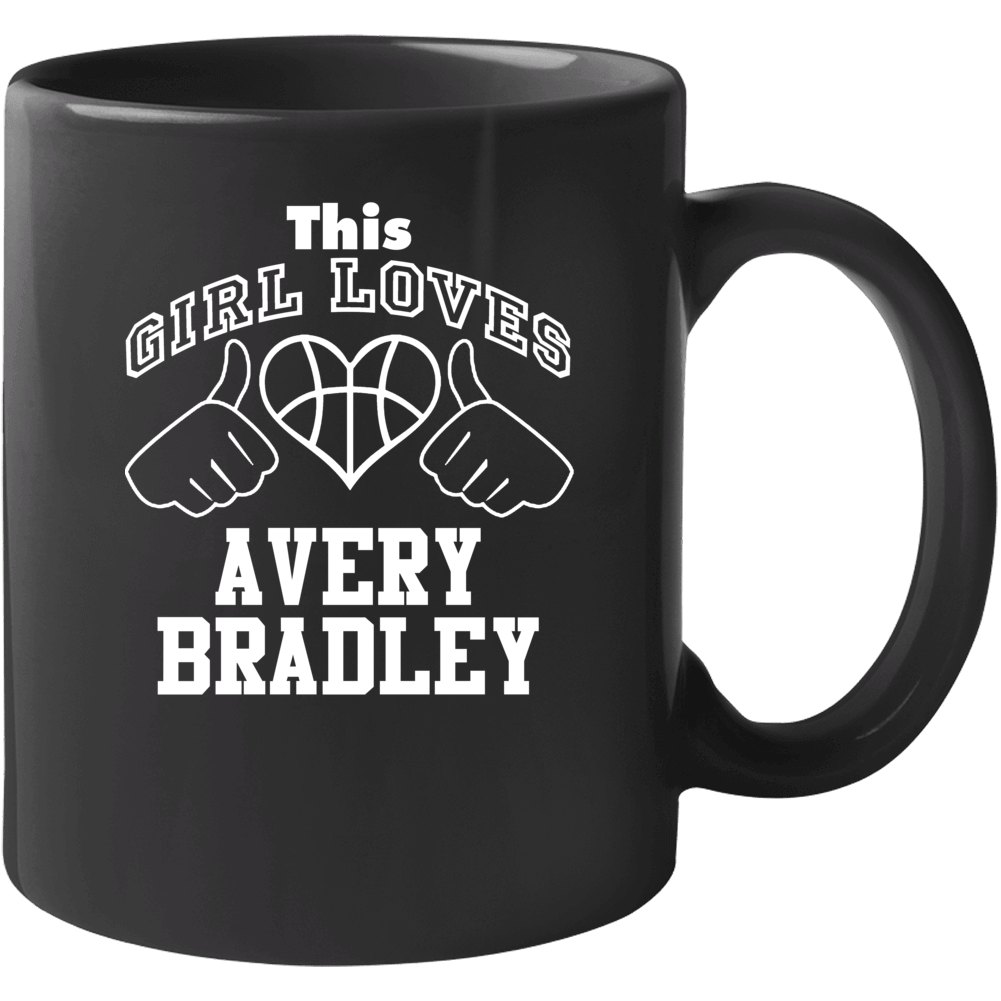 Avery Bradley This Girl Loves Heart Boston Basketball Mug