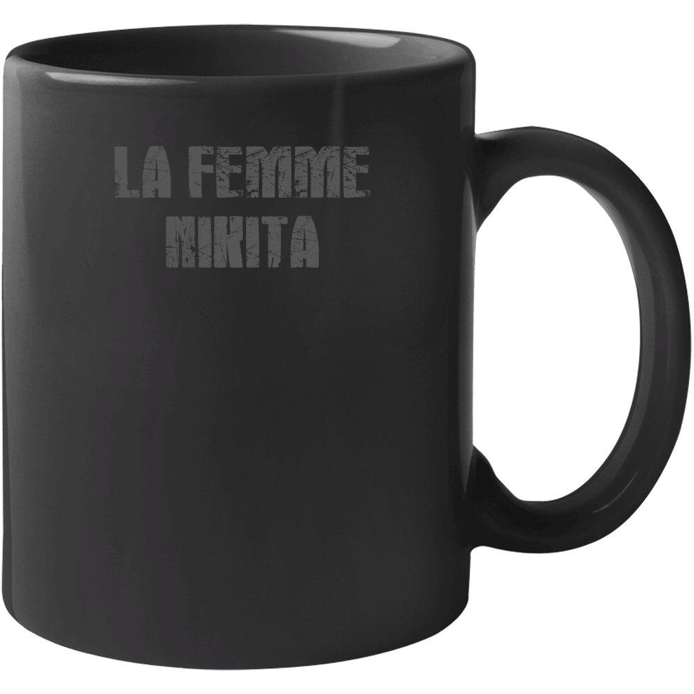 La Femme Nikita Tv Show Popular Distressed Look Mug