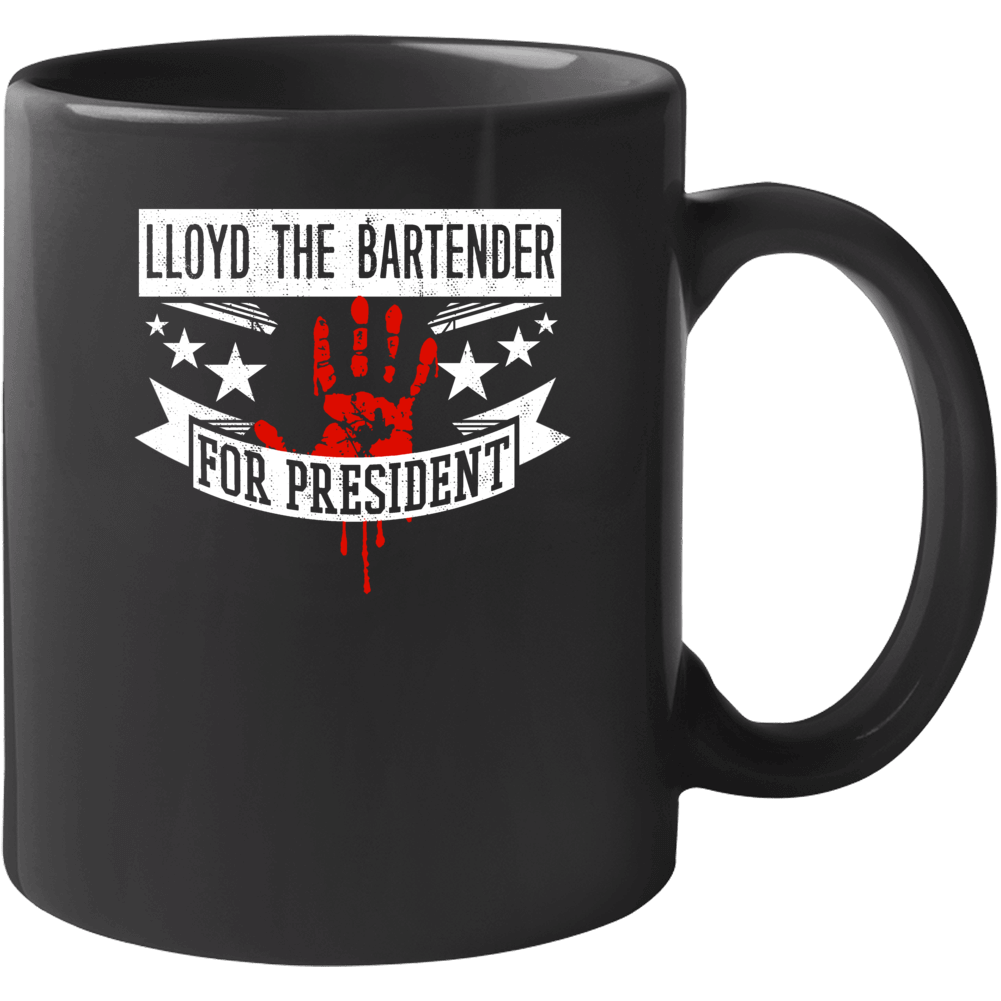 Lloyd The Bartender For President Horror Film The Shining Movie Mug