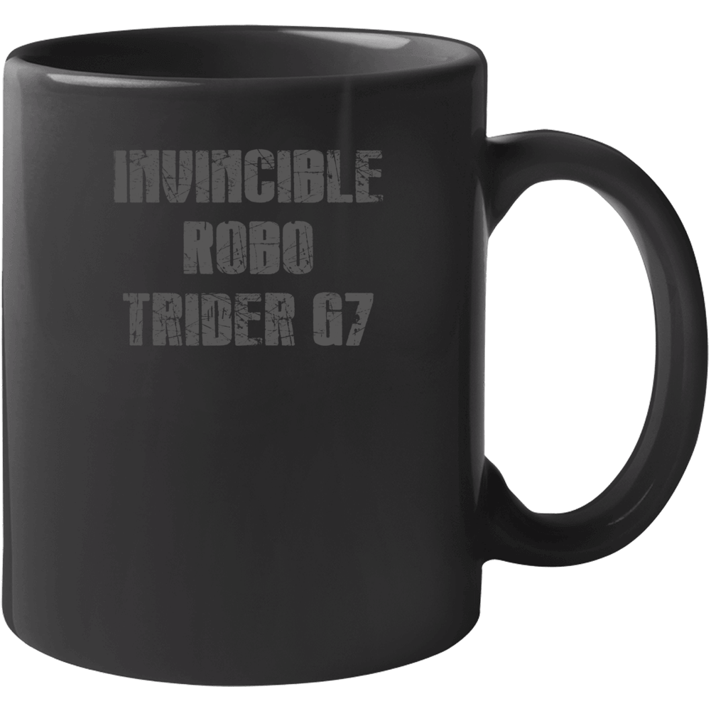 Invincible Robo Trider G7 Tv Show Popular Distressed Look Mug