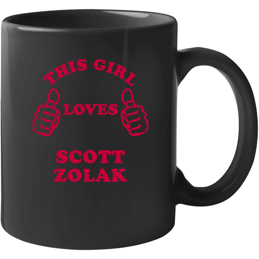 Scott Zolak This Girl Loves Football Sports New England Mug Scott Zolak This Girl Loves Football Sports New England Mug