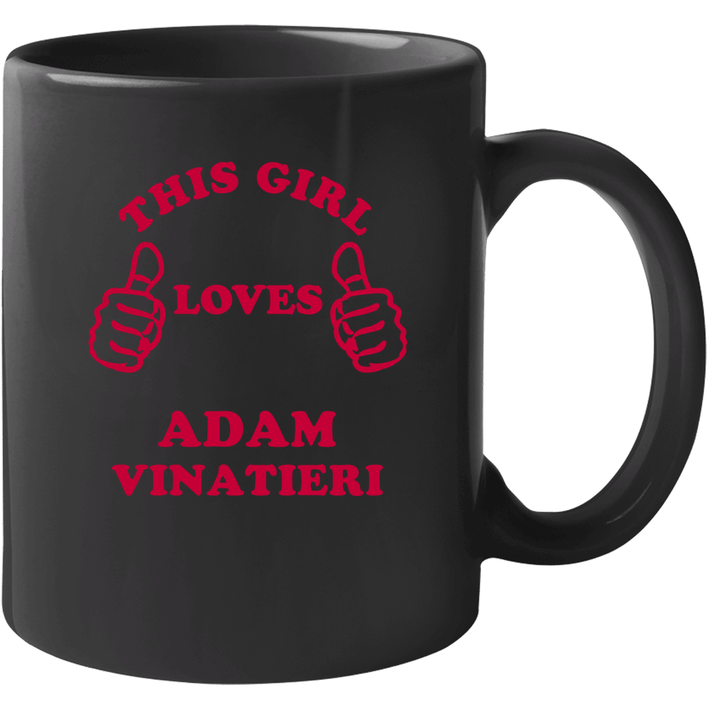 Adam Vinatieri This Girl Loves Football Sports New England Mug Adam Vinatieri This Girl Loves Football Sports New England Mug