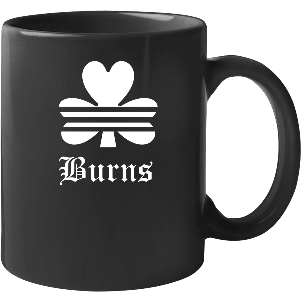St Patricks Day Beer Drinking Burns Irish Last Name Cool Mug