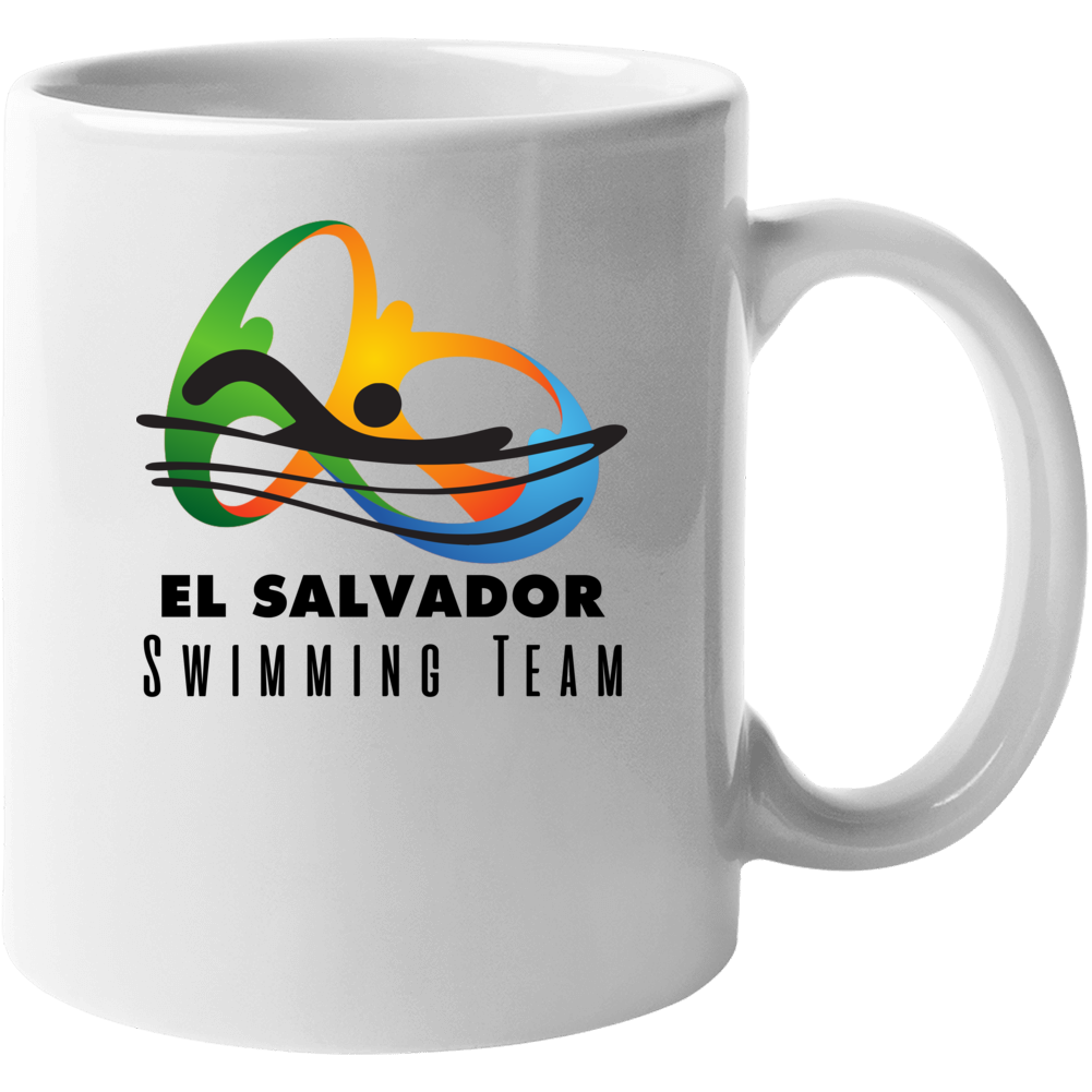 El Salvador Swimming Team Rio 2016 Olympic Event Logo Mug