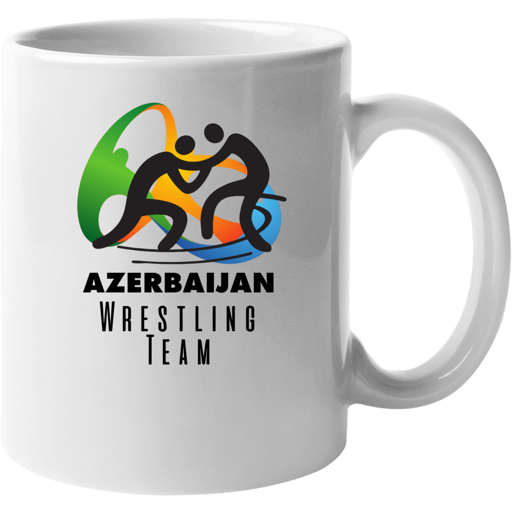 Azerbaijan Wrestling Team Rio 2016 Olympic Event Logo Mug