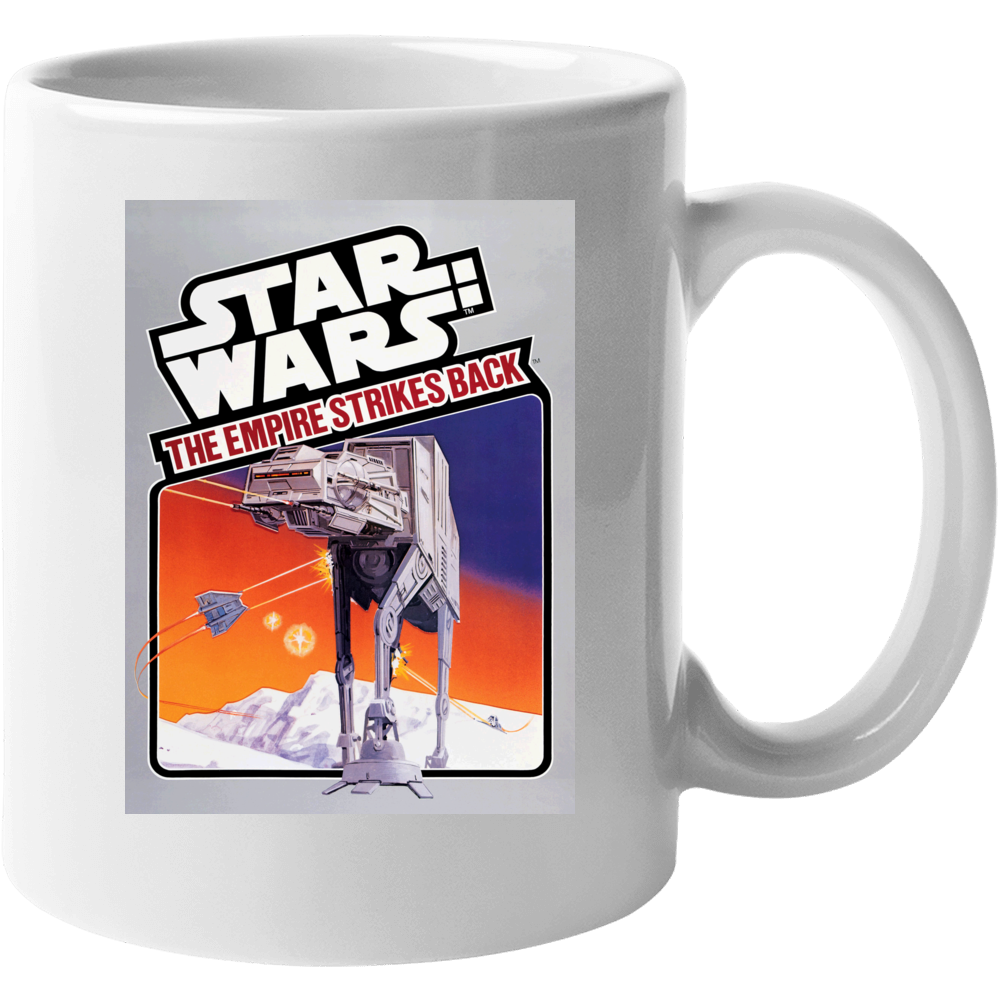 Atari Star Wars The Empire Strikes Back Classic Video Game Cover Mug Atari Star Wars The Empire Strikes Back Classic Video Game Cover Mug
