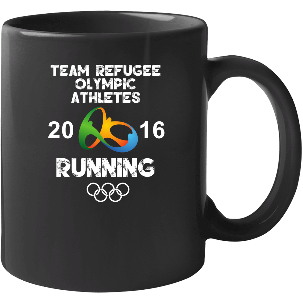 Refugee Olympic Athletes Running Team Rio 2016 Olympic Games Sport Mug Refugee Olympic Athletes Running Team Rio 2016 Olympic Games Sport Mug