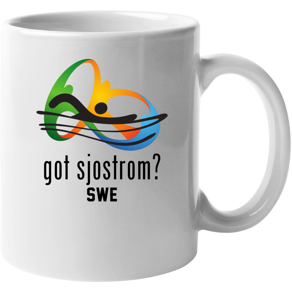 Got Sarah Sjostrom 50 M Freestyle Swimming Team Sweden Olympics Mug