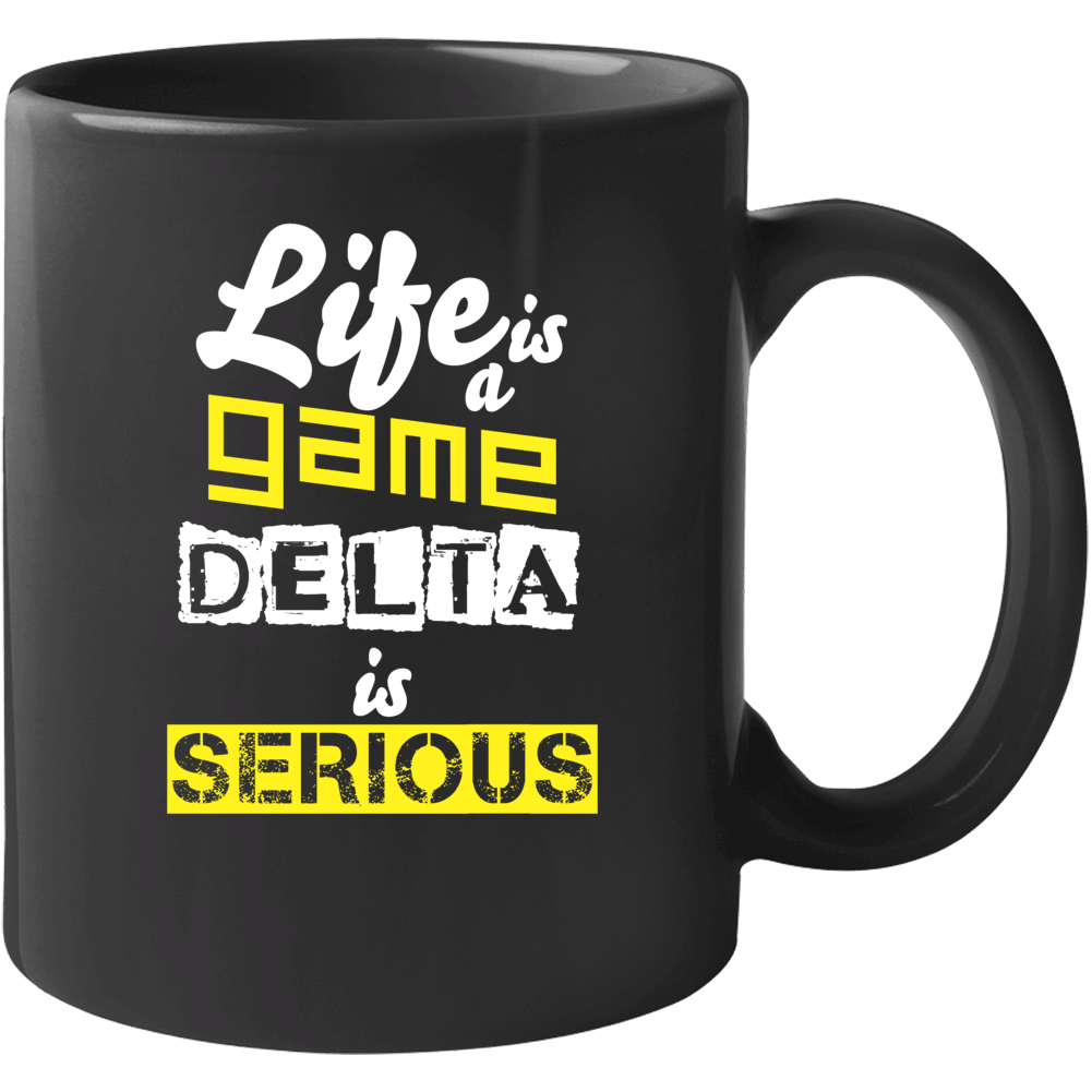 Delta Delta Burke Delta Bishop Tv Show Serious Funny Mug