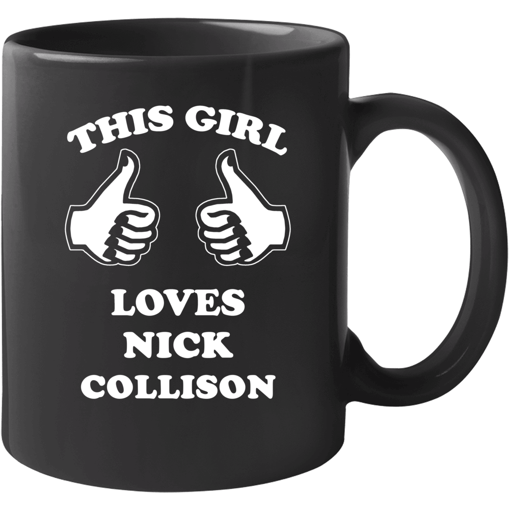 Nick Collison Kansas Sports This Girl Loves Mug Nick Collison Kansas Sports This Girl Loves Mug