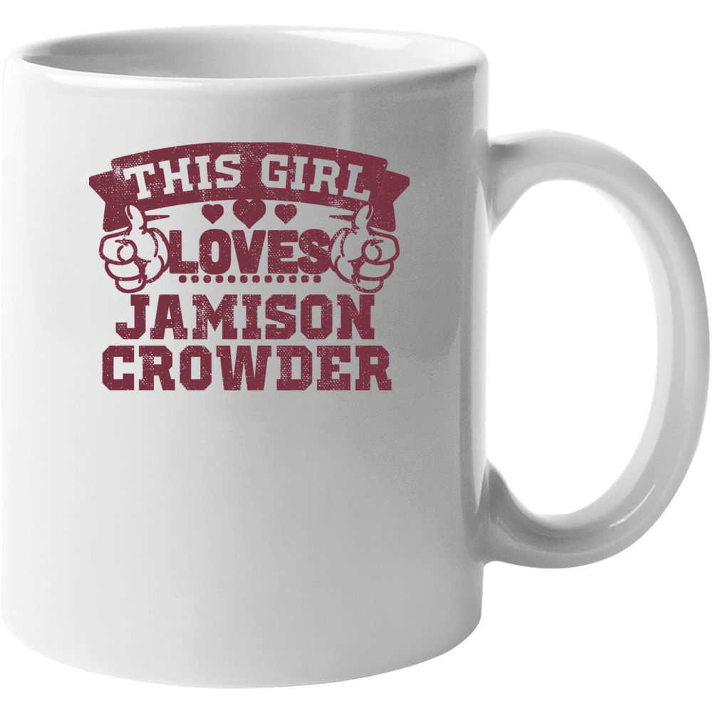 This Girl Loves Jamison Crowder Washington Football Sports Athlete Mug This Girl Loves Jamison Crowder Washington Football Sports Athlete Mug