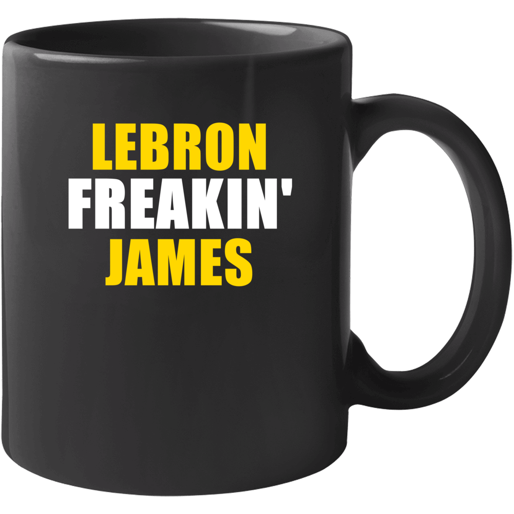 Lebron James Freakin Cleveland Sports Basketball Mug