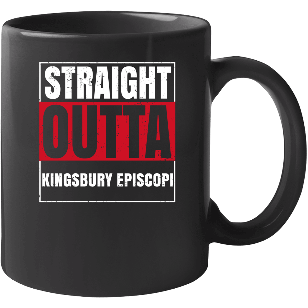 Straight Outta Kingsbury Episcopi England City Grunge Parody Mug Straight Outta Kingsbury Episcopi England City Grunge Parody Mug