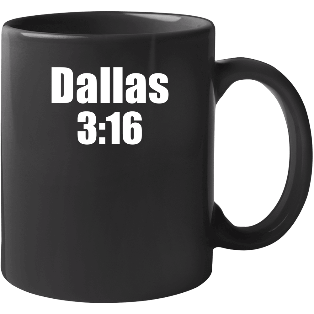 Dallas 3:16 Stone Cold Steve Austin Custom First Name Wrestler Parody 