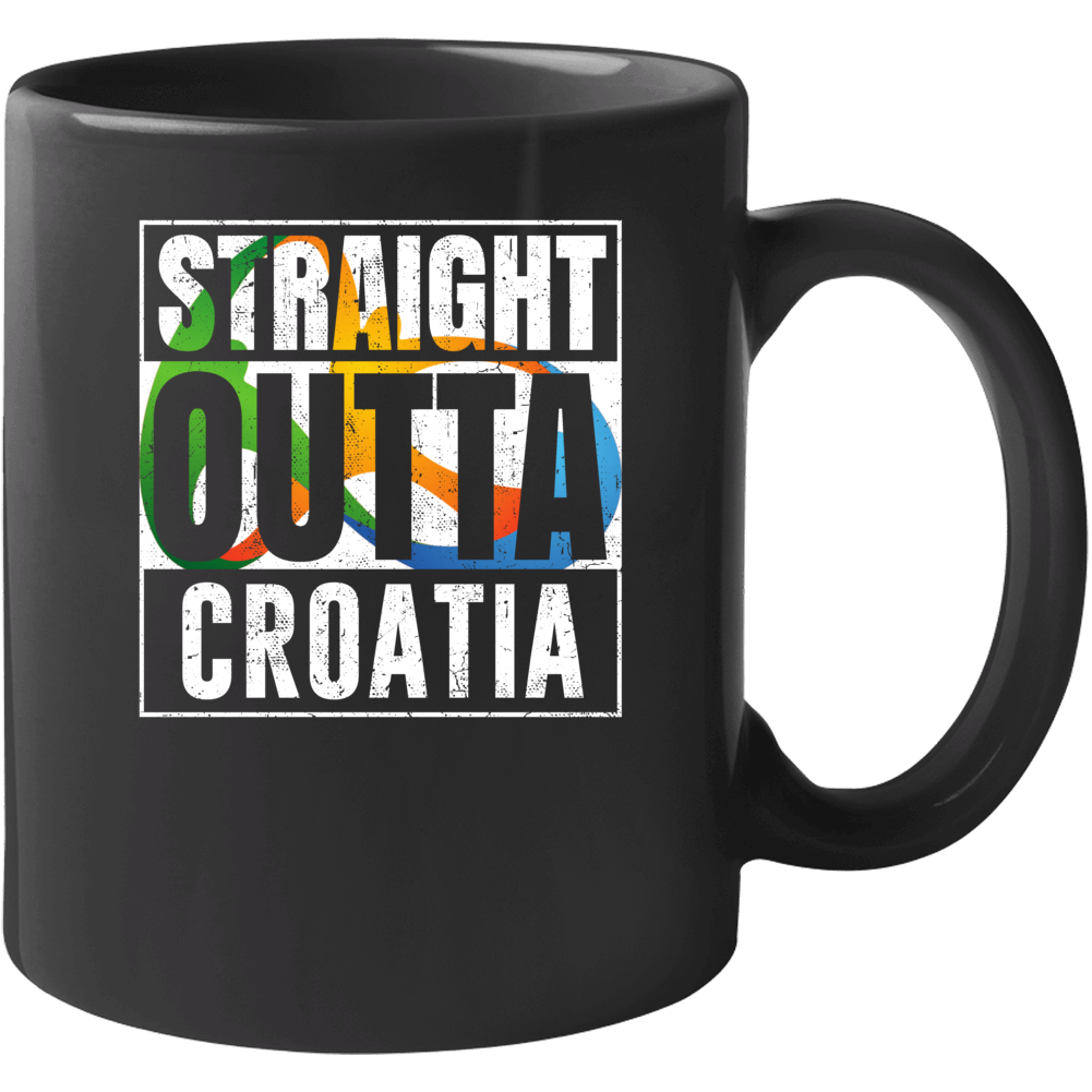 Straight Outta Croatia Rio 2016 Olympic Country Team Fan Mug Straight Outta Croatia Rio 2016 Olympic Country Team Fan Mug
