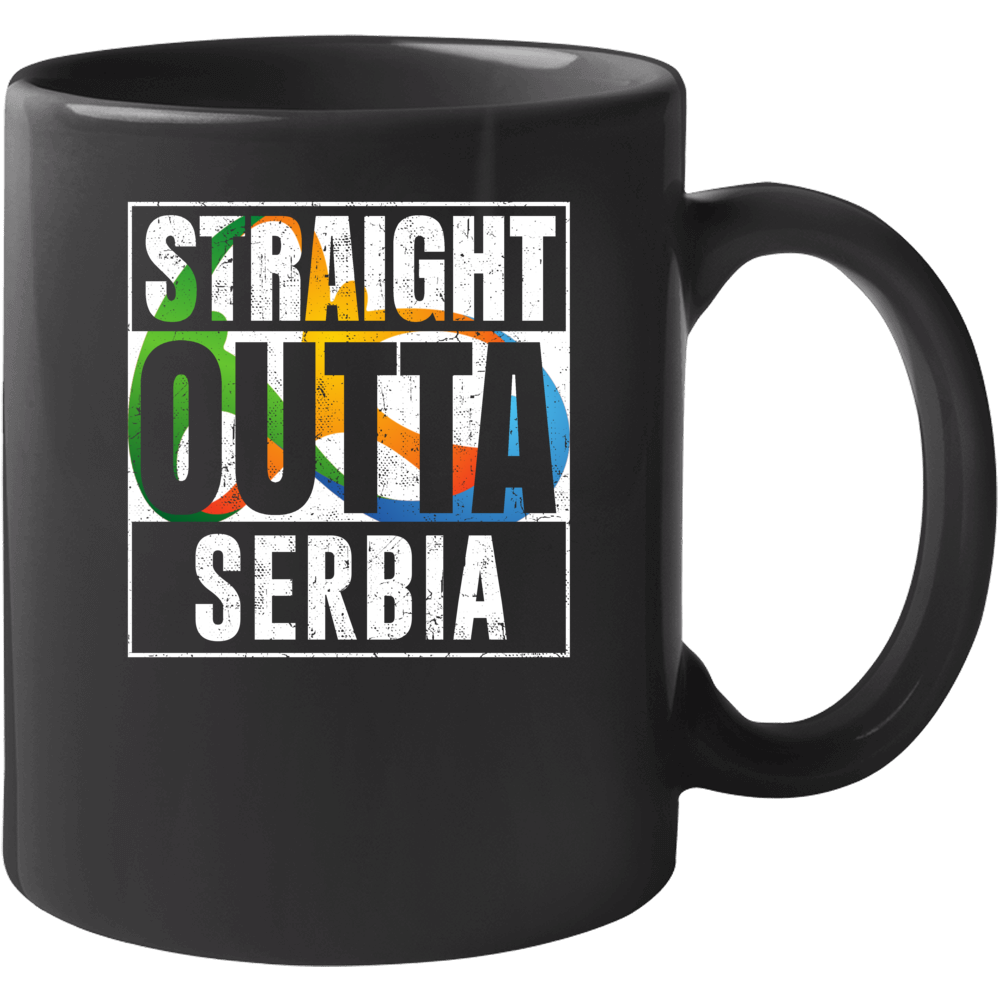 Straight Outta Serbia Rio 2016 Olympic Country Team Fan Mug Straight Outta Serbia Rio 2016 Olympic Country Team Fan Mug