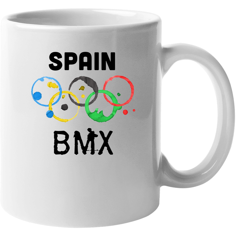 Spain Bmx Rio 2016 Summer Olympics Mug Spain Bmx Rio 2016 Summer Olympics Mug