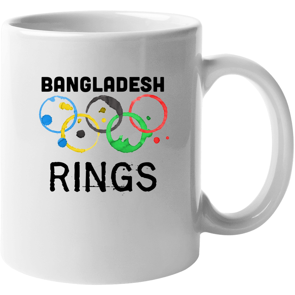 Bangladesh Rings Rio 2016 Summer Olympics Mug Bangladesh Rings Rio 2016 Summer Olympics Mug