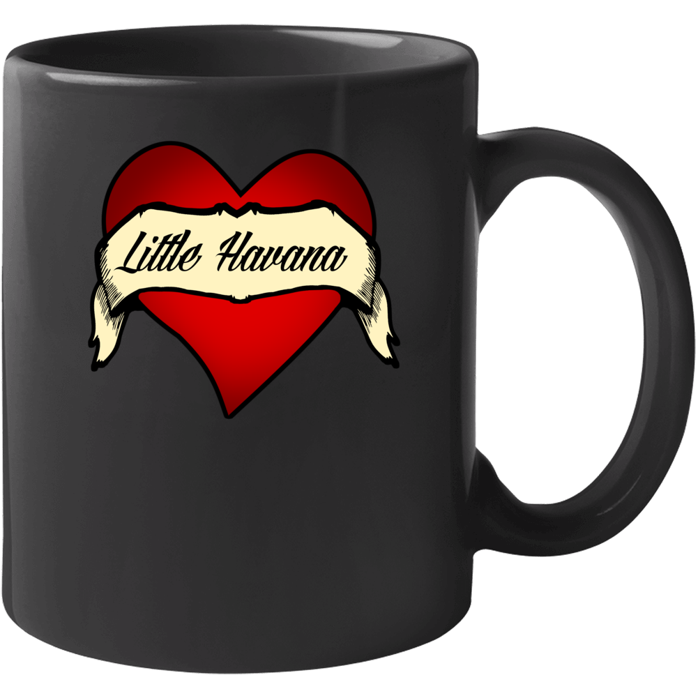 Little Havana Usa Heart Tattoo Mug