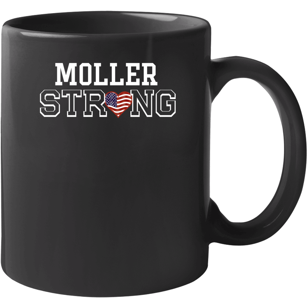 Moller Strong American Pride Family Last Name Cool Mug