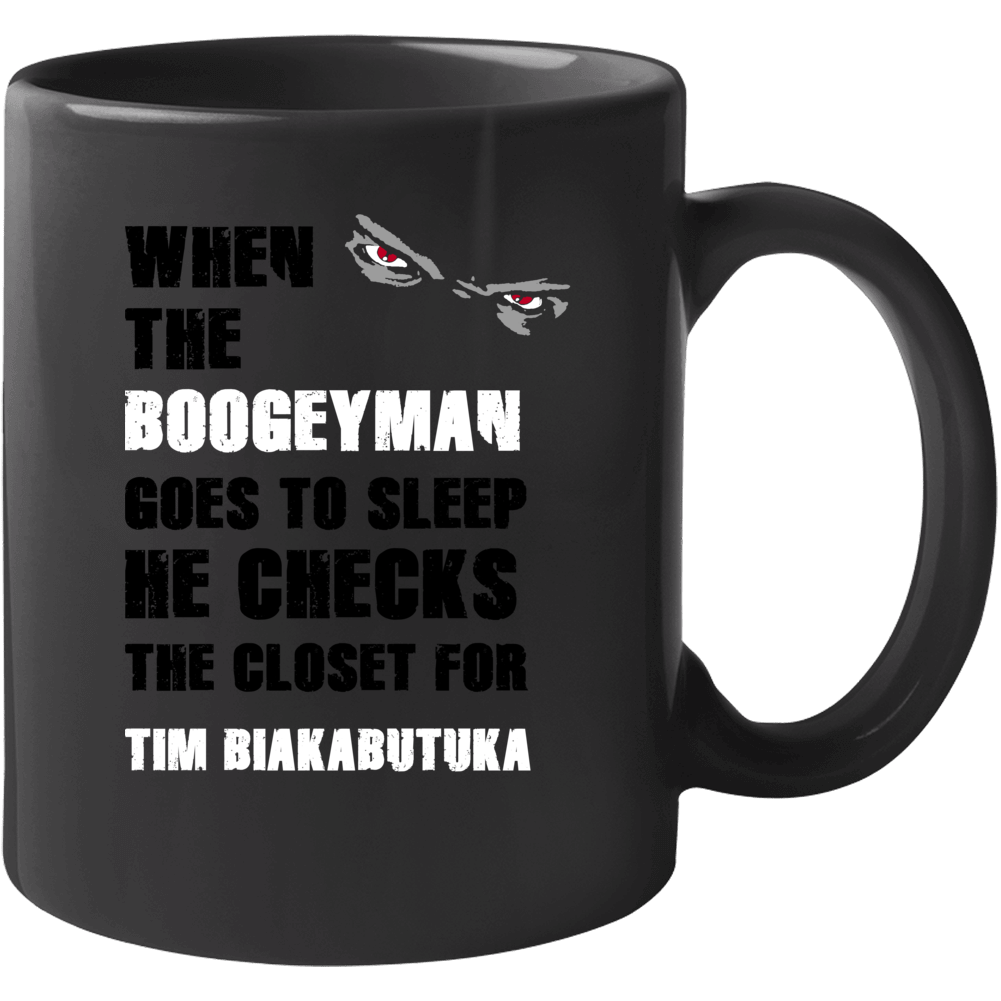 Tim Biakabutuka Charlotte North Carolina Boogeyman Mug