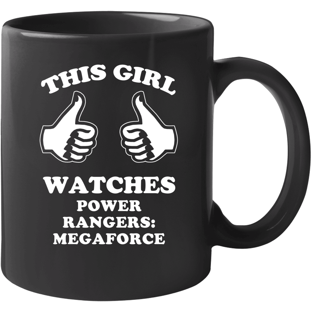 Power Rangers Megaforce Sci Fi Cult Tv Show Girl Watches Mug Power Rangers Megaforce Sci Fi Cult Tv Show Girl Watches Mug
