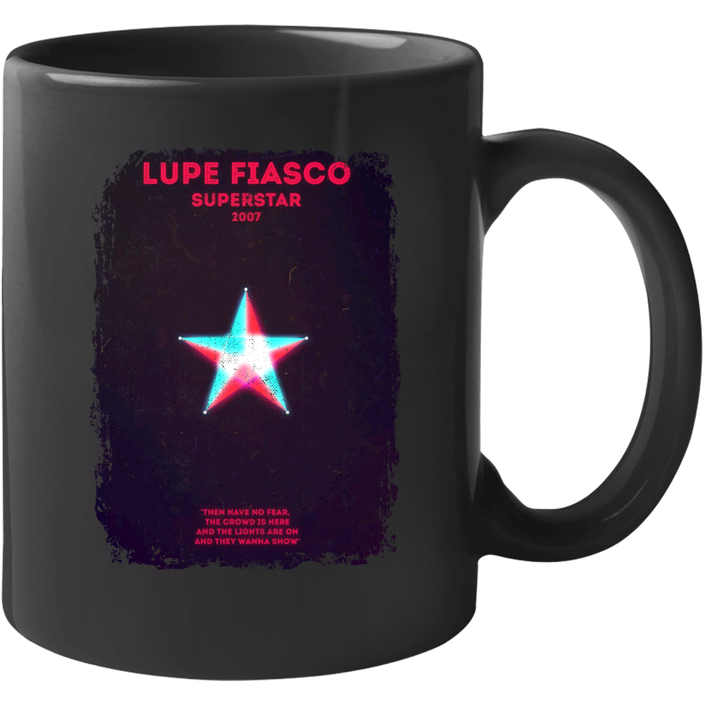 Lupe Fiasco Superstar 2007 Rap Hip Hop Music Mug Lupe Fiasco Superstar 2007 Rap Hip Hop Music Mug