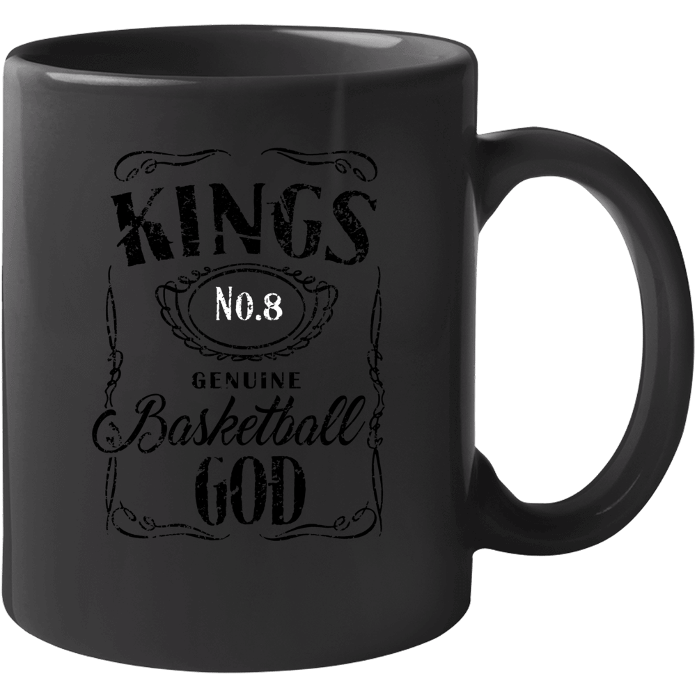 Bogdan Bogdanovic #8 Genuine God Whiskey Logo Parody Sacramento Basket Bogdan Bogdanovic #8 Genuine God Whiskey Logo Parody Sacramento Basket